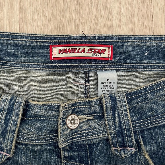 Vanilla Star Mini Jean Y2K Denim Skirt - Picture 3 of 3